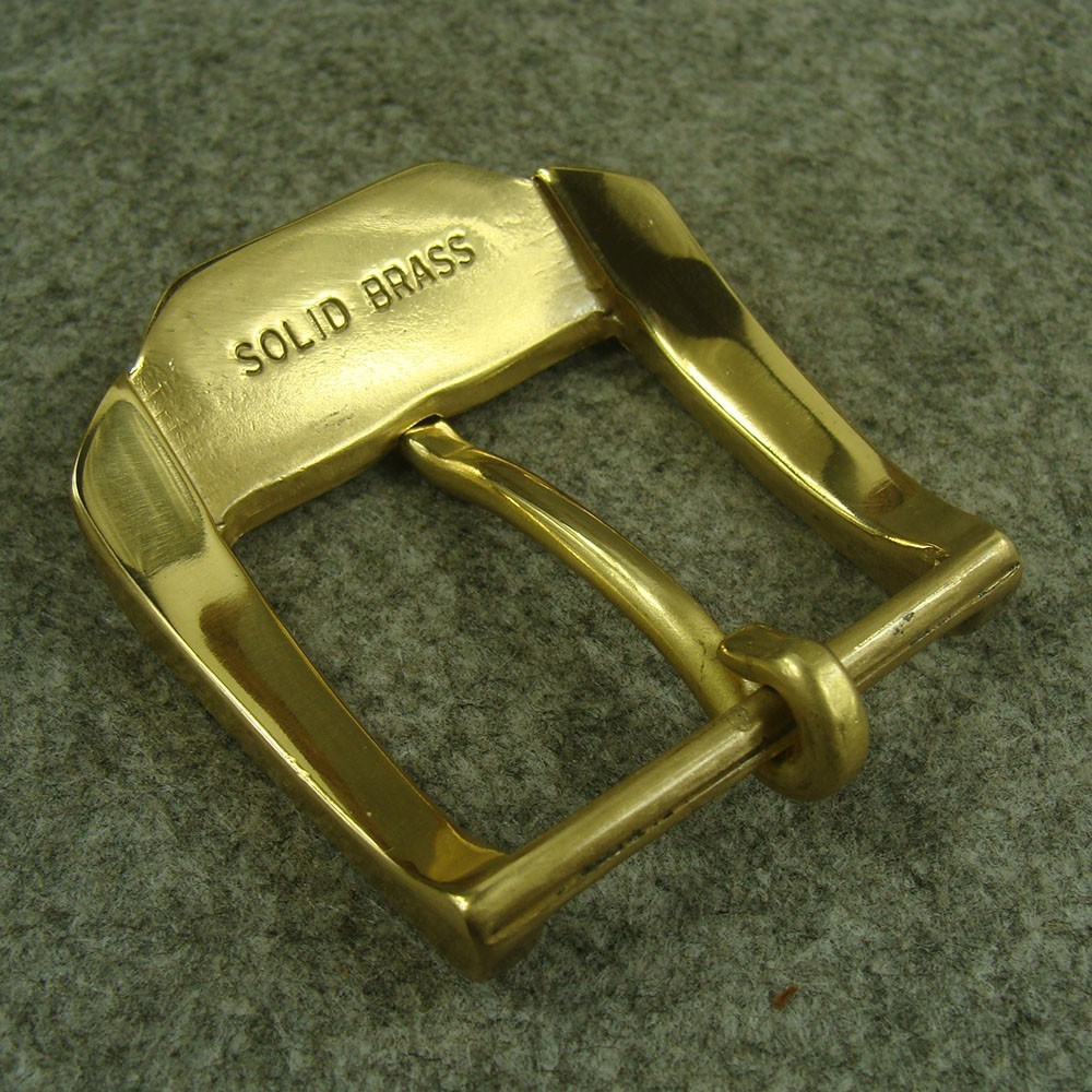Solid Brass Mirror polish Tongue Pin Belt Buckle for 1.5“ width Belt Z260