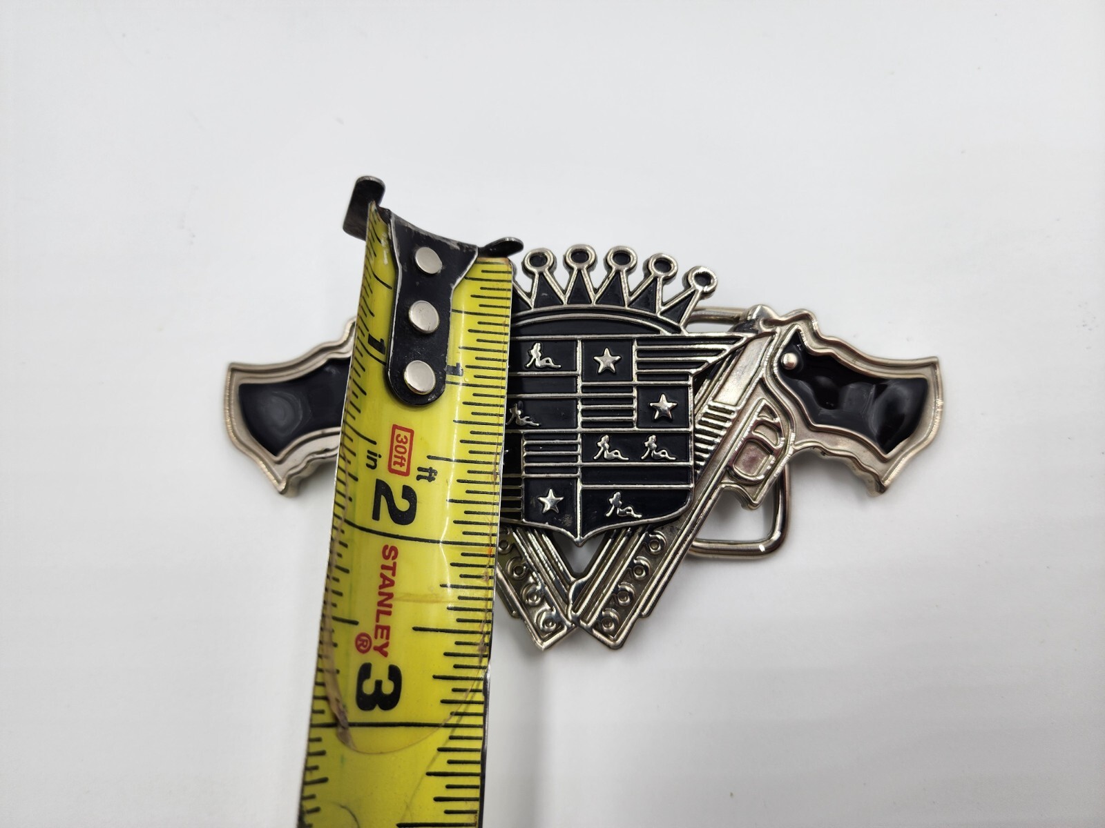 DOUBLE REVOLVER THEME BELT BUCKLE – 187 INC