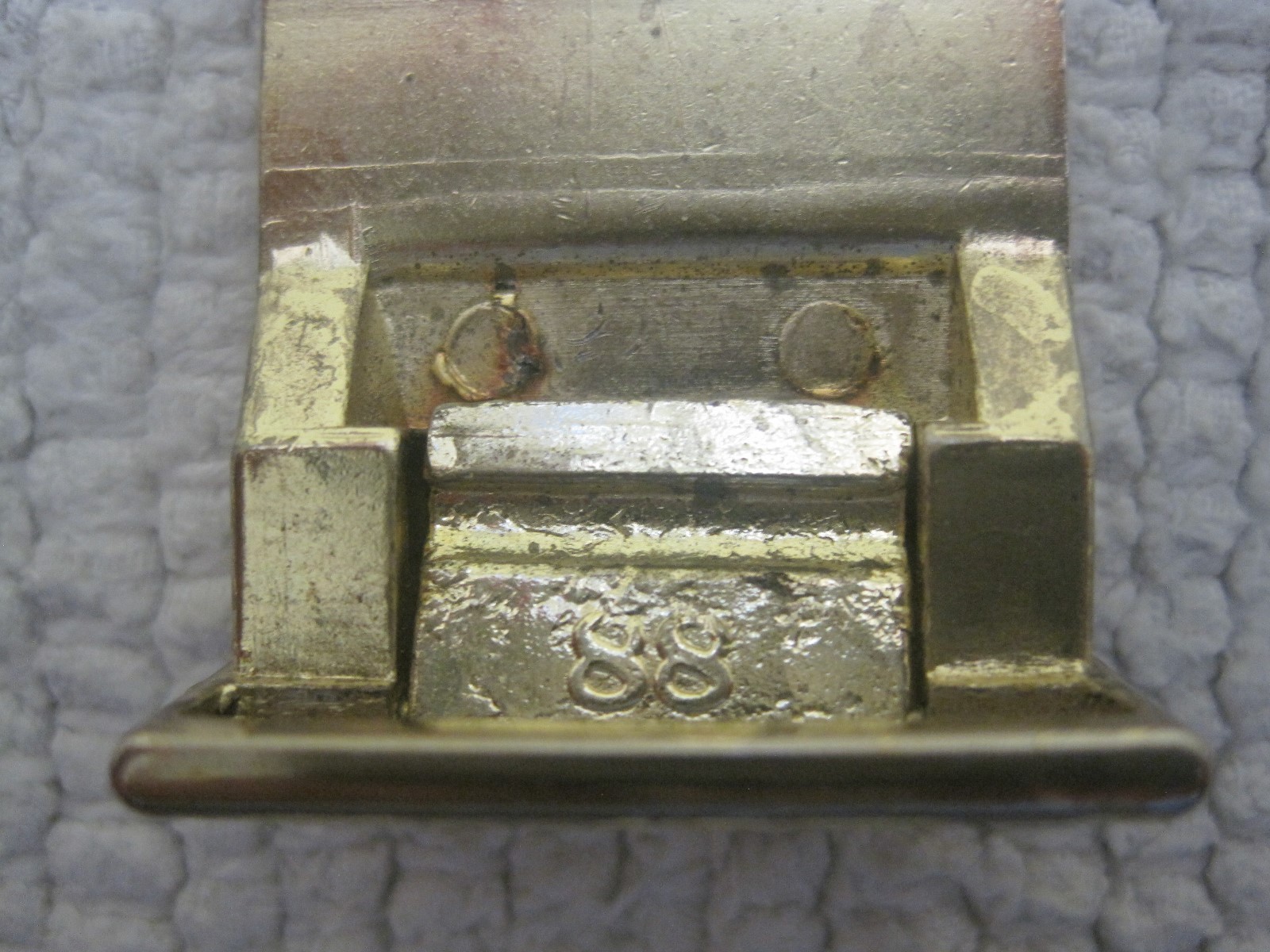 Vintage Military Uniform Indonesia Belt Buckle 1 3/4&Prime; x 1 1/4&Prime;-FAST SHIPPING!!