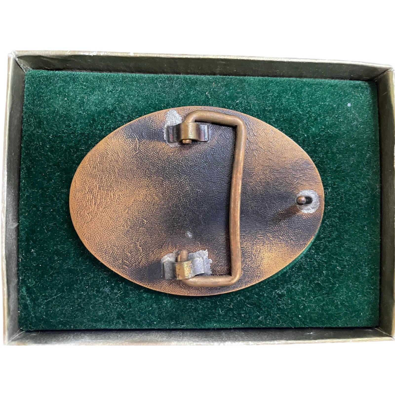 Vintage Leupold Sights Solid Brass Belt Buckle 34167 Original Box