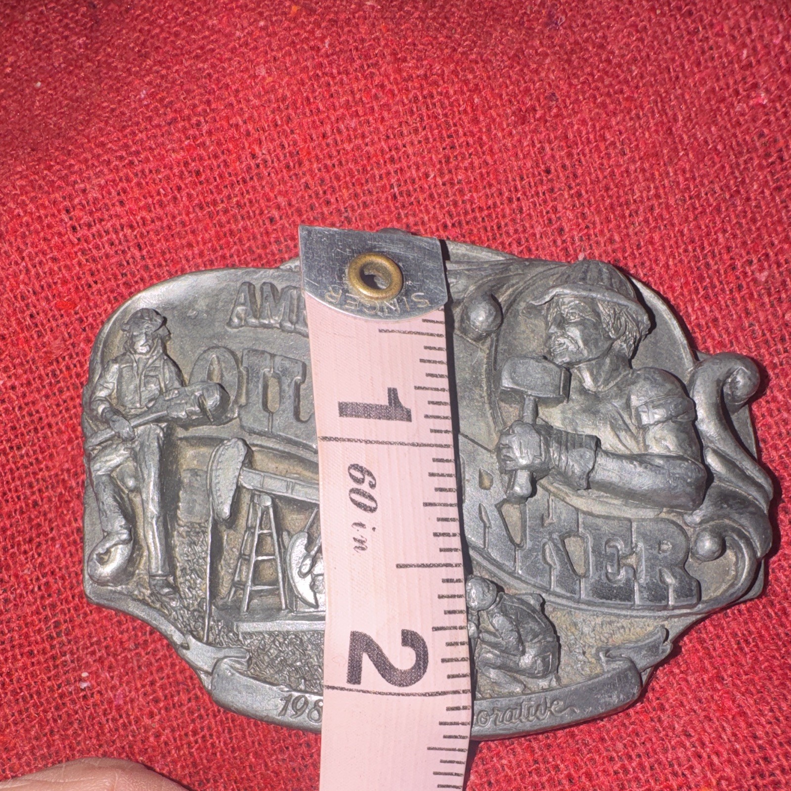 Arroyo Grande Buckle Co. American Oil Worker Belt Buckle 1989 LE 310/5000