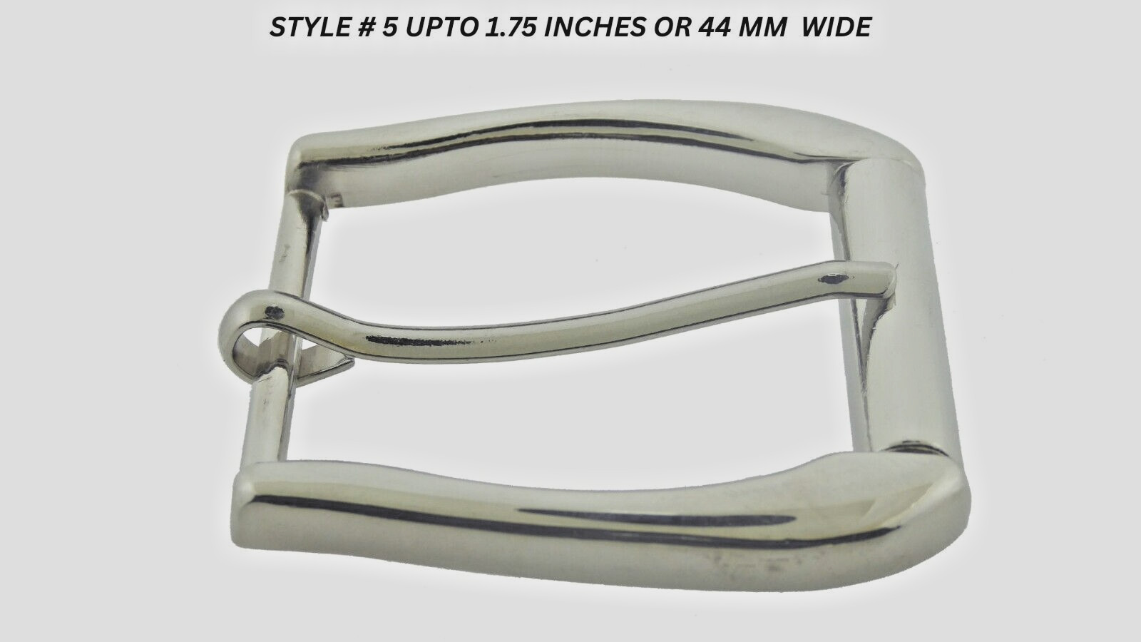 Pin Belt Buckles for Men&rsquo;s Fits 1.50″ inch 40mm Belt Silver Metal Anti Allergic
