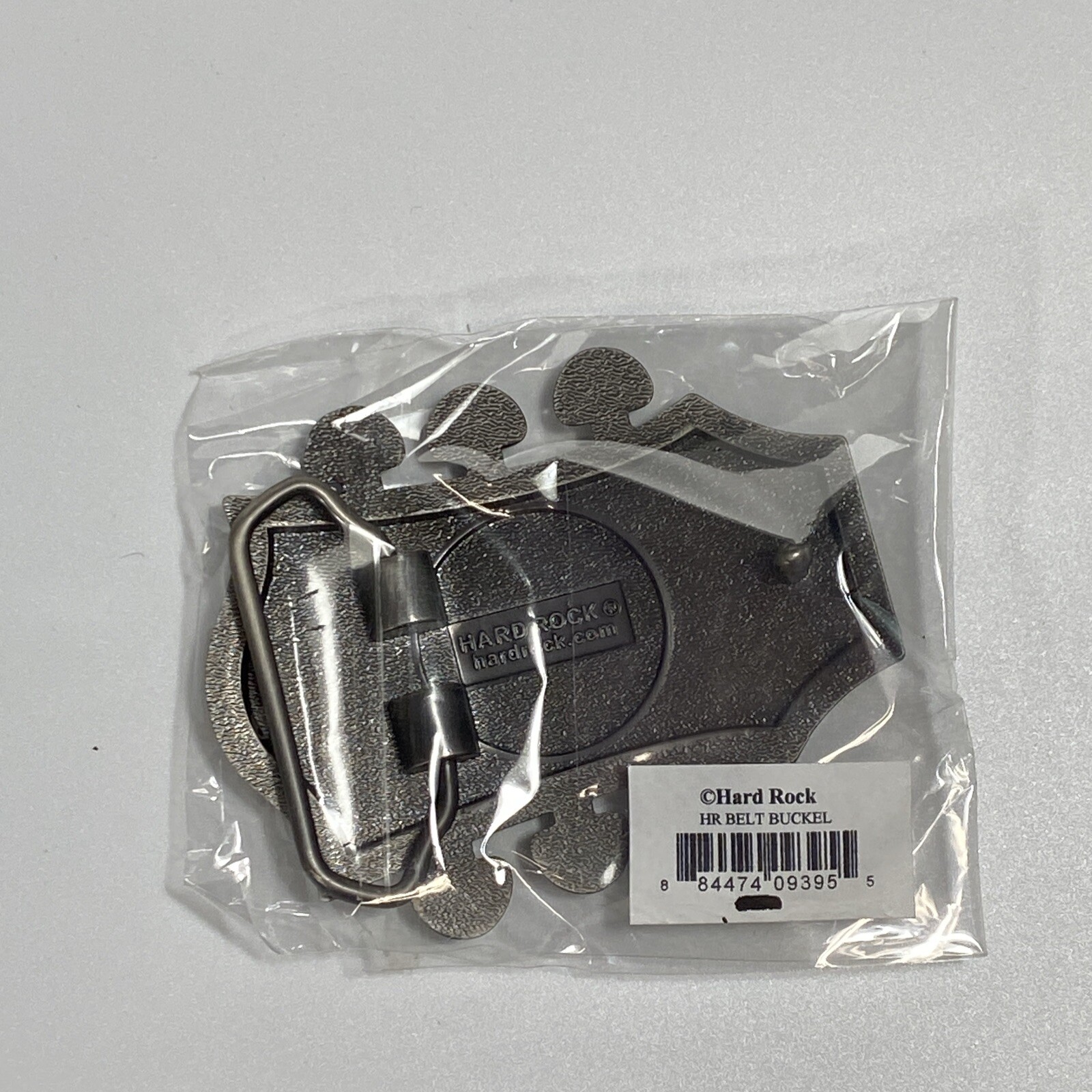 NEW Hard Rock Cafe Guitar Head Silver Metal Belt Buckle Music J5