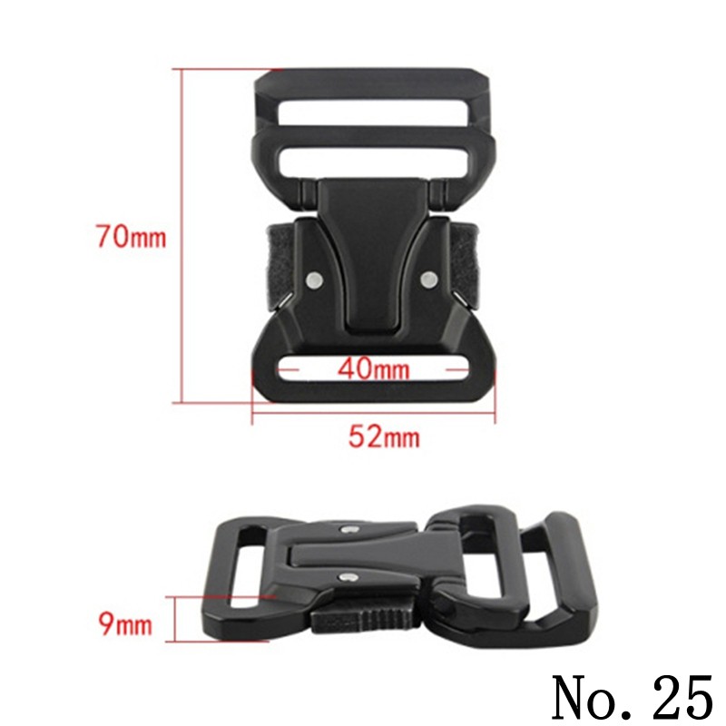 38mm Belts Buckles Quick Release Tactical Belts Buckles Safety Strong Buckles