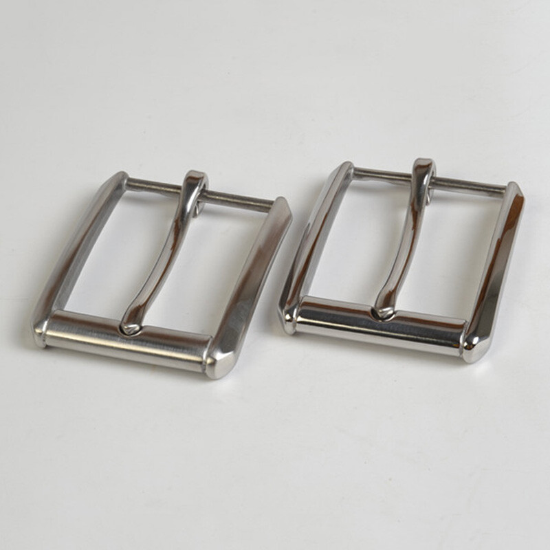 1x DIY Stainless Steel Single Prong Buckle 40mm Replacement Leather Belt Decor