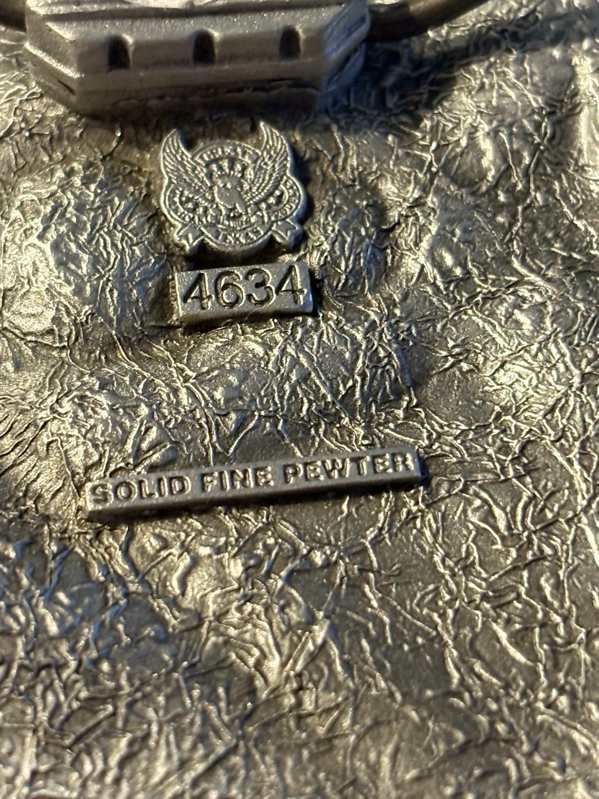 Horseshoe 8 Ball Belt Buckle Checkered Flags Gambling Pewter NOS READ American