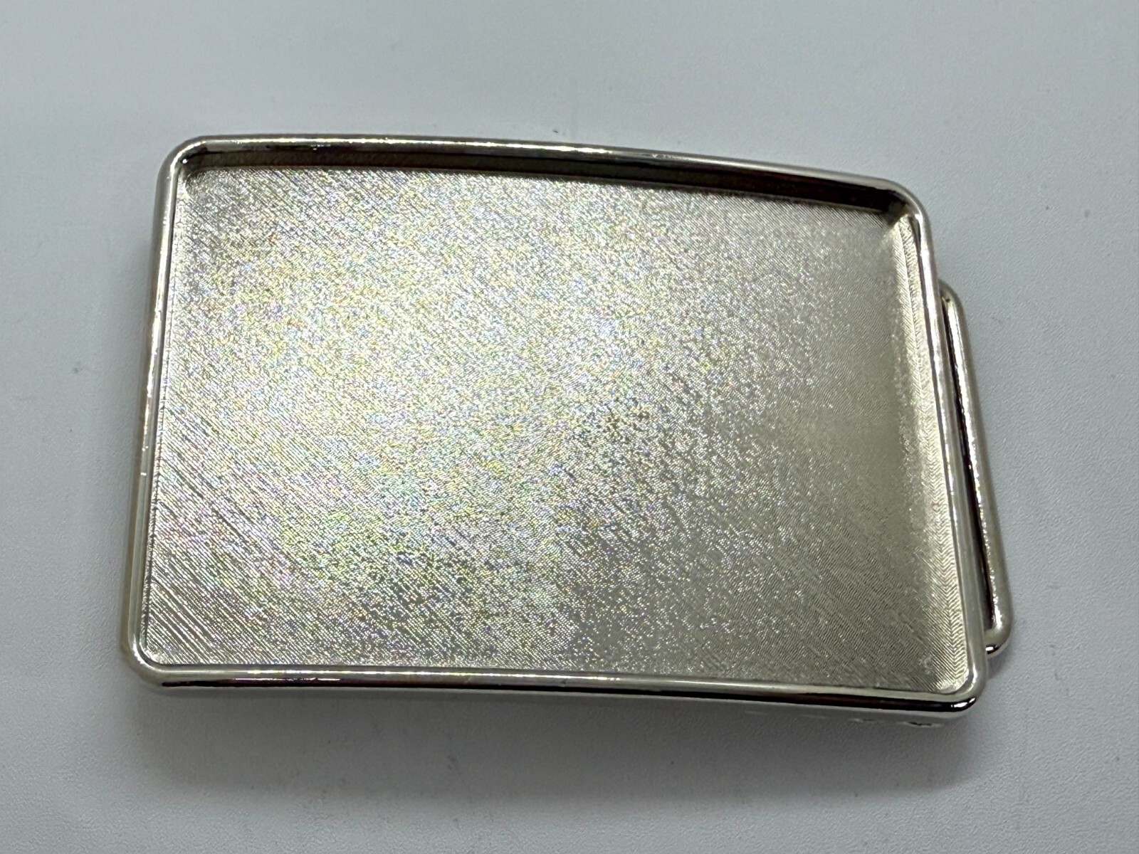 Rectangular Silver Color Craft Project Belt Buckle Make your own DIY Design!