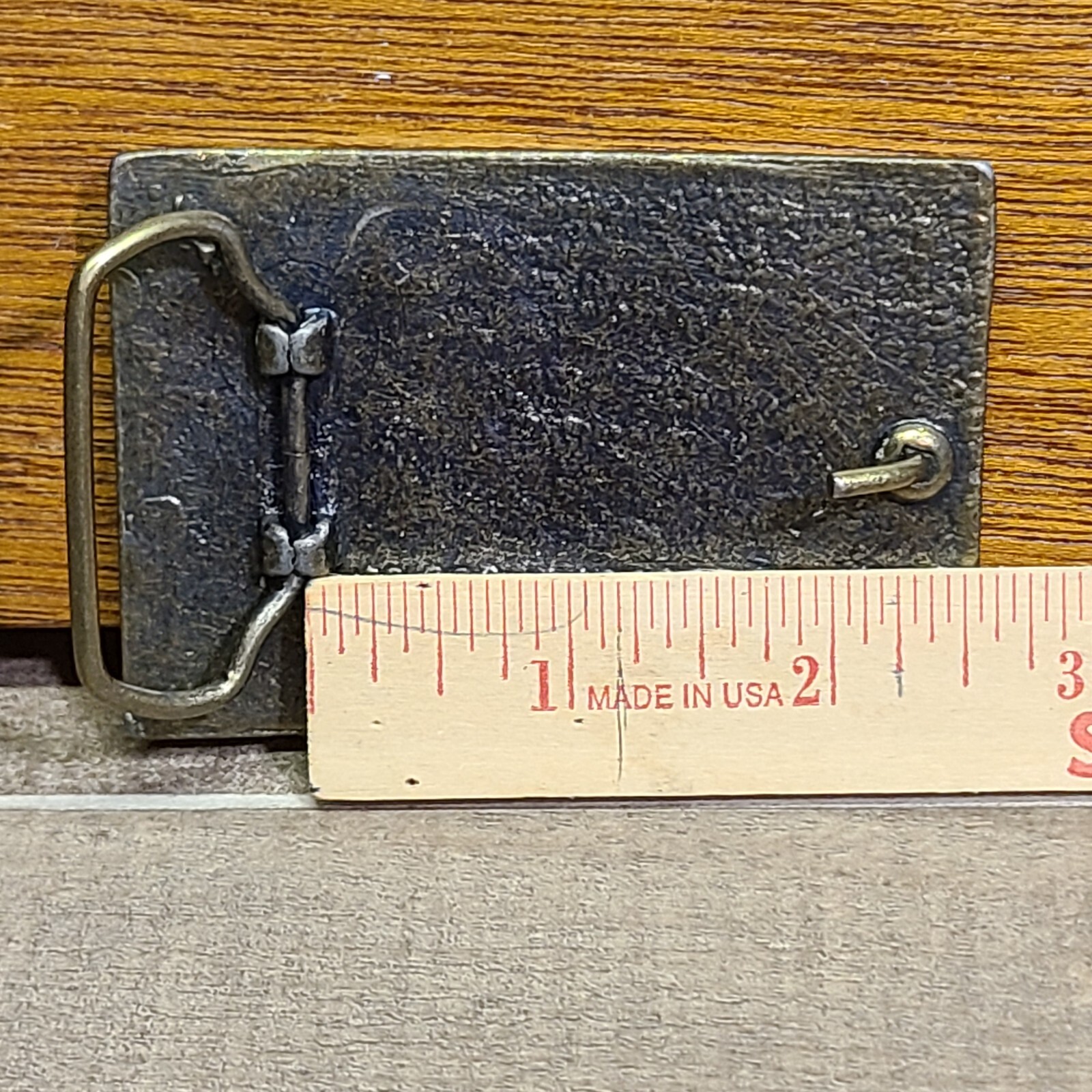 VINTAGE MODEL T FORD MARKED TIFFANY CO. FANTASY MODEL T CAR BRASS BELT BUCKLE