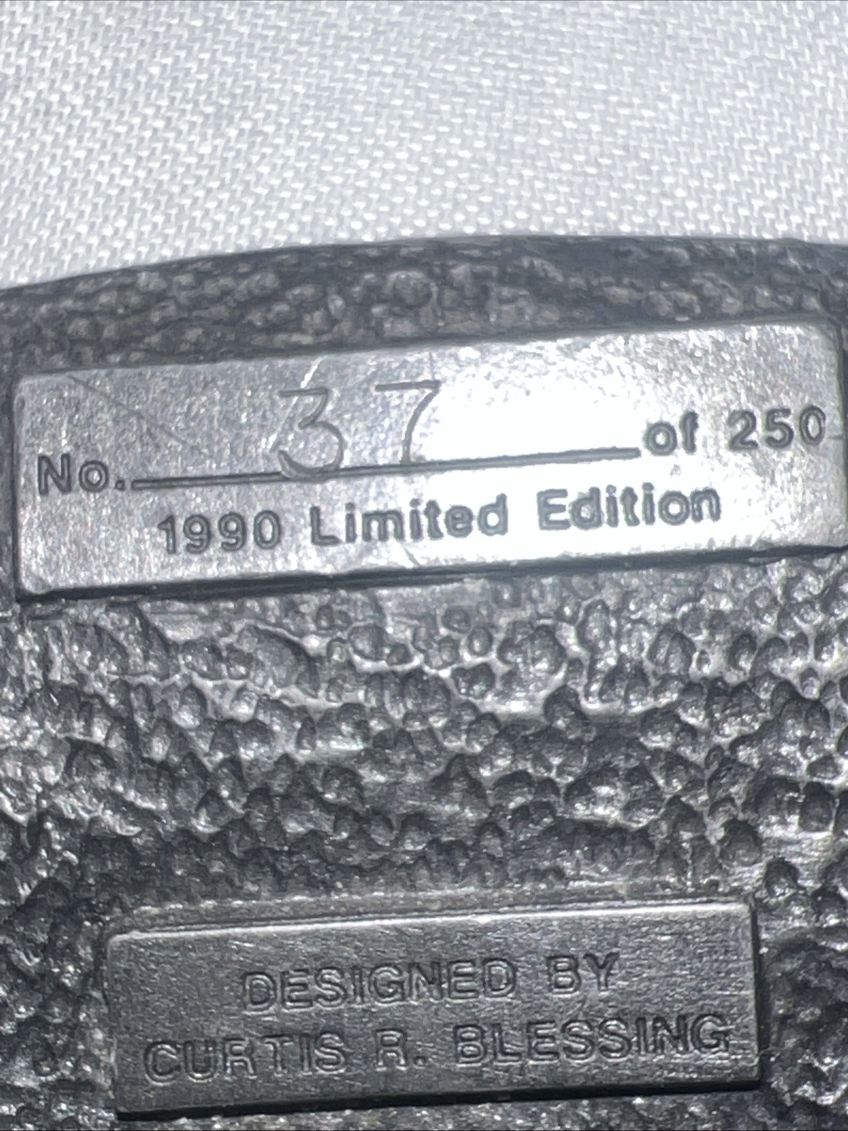1990 Presidential Safety Award for Joslin Hides and Leather Buckle # 37 Of 250
