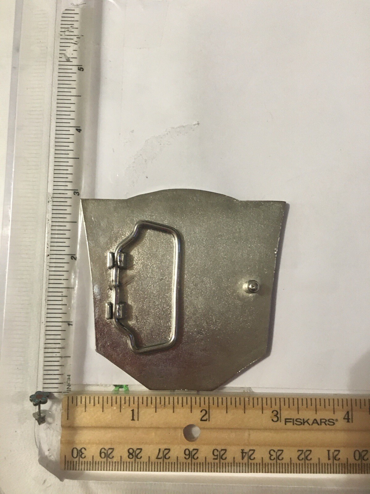2008-2010 TRANSFORMERS METAL COLLECTIBLE BELT BUCKLE HASBRO Red Silver