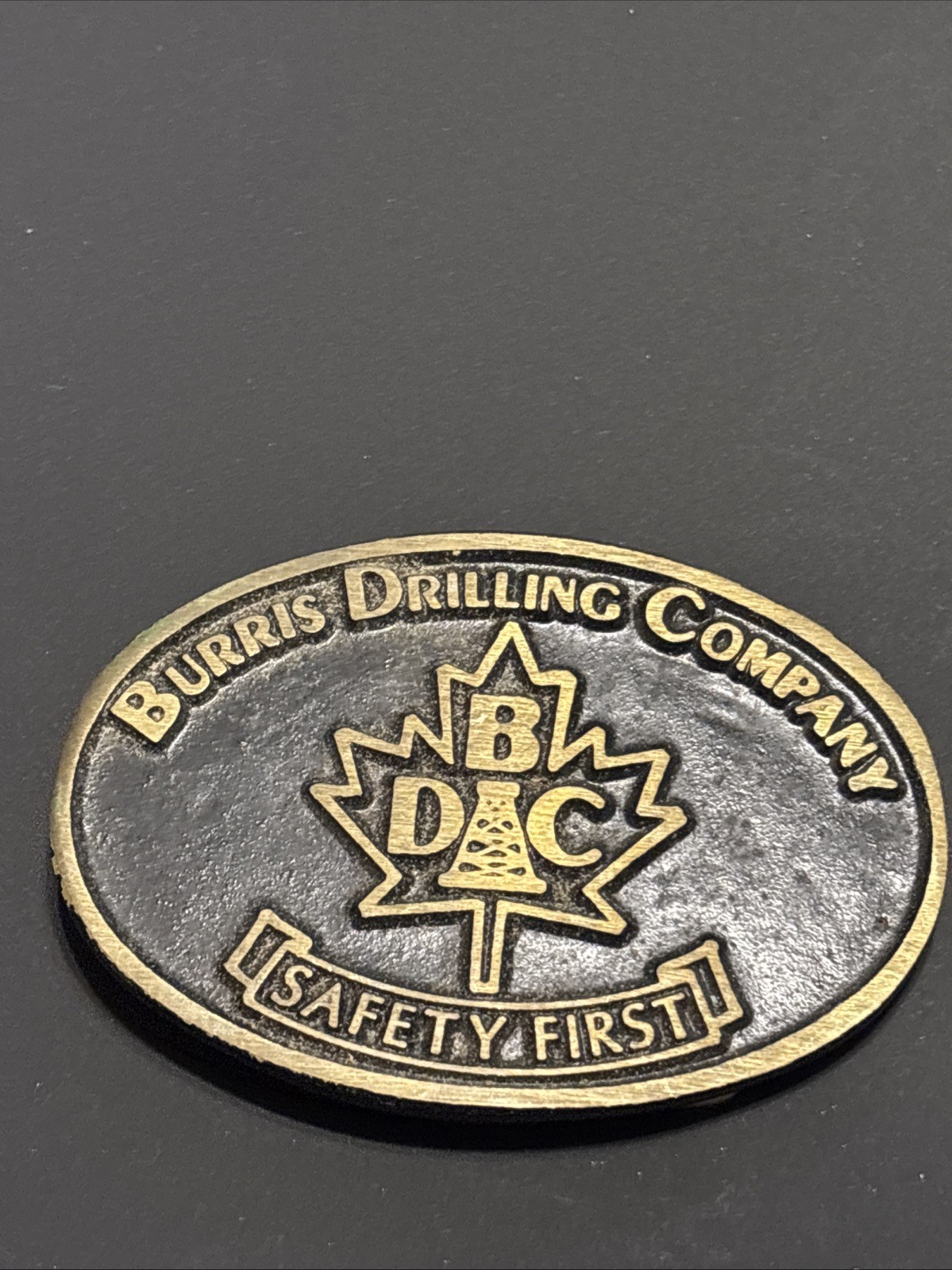 Burris Drilling BDC DynaBuckle Solid Bronze Belt Buckle – Provo Utah MCM