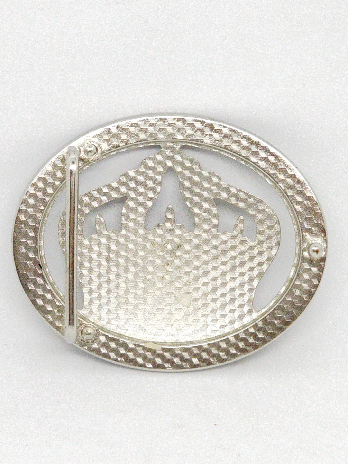 Women&rsquo;s Belt Buckle Crown Enamel Rhinestone Bling Y2k