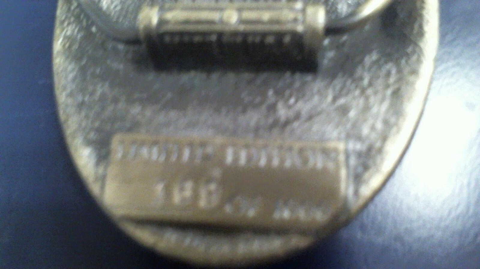 VTG Kansas State Bank & Trust Company ProAd Belt Buckle 50th Anniversary 1984