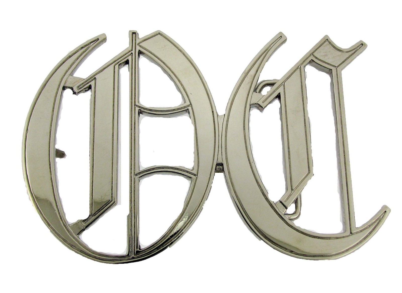 Old English Style Initials Los Angeles New York Las Vegas Men Women Belt Buckles