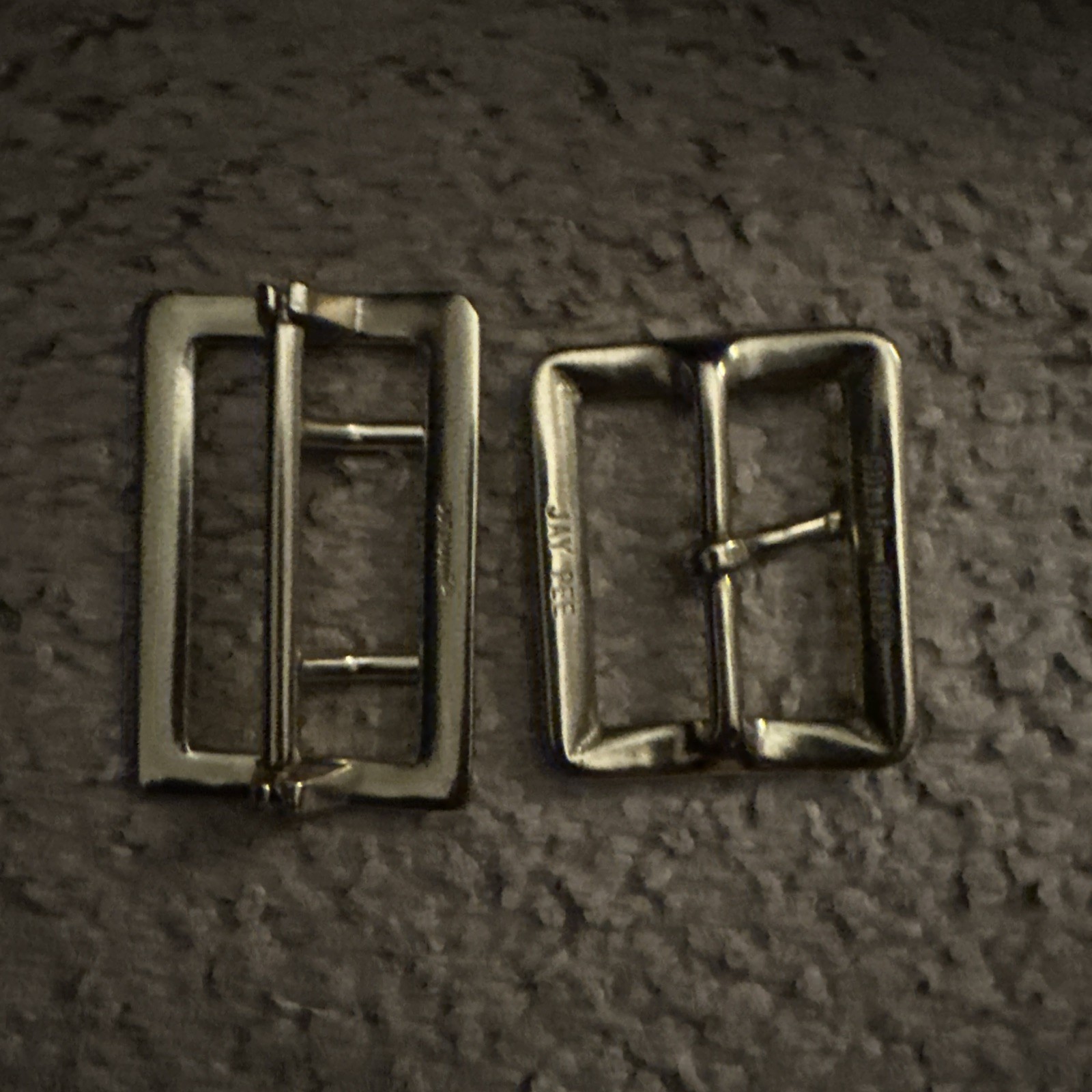 2X Vintage Solid Brass Belt Buckle Heavy Duty