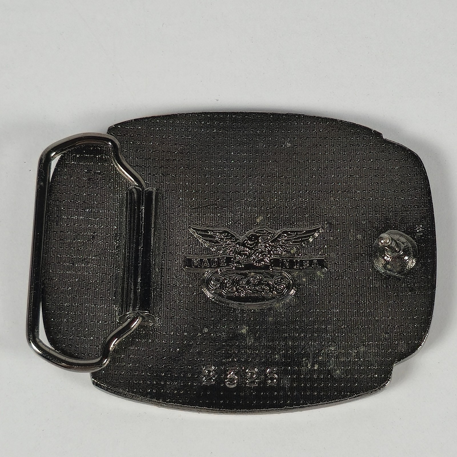 Vietnam Veteran Enamel « We served Our Time in Hell » Made in the USA Belt Buckle