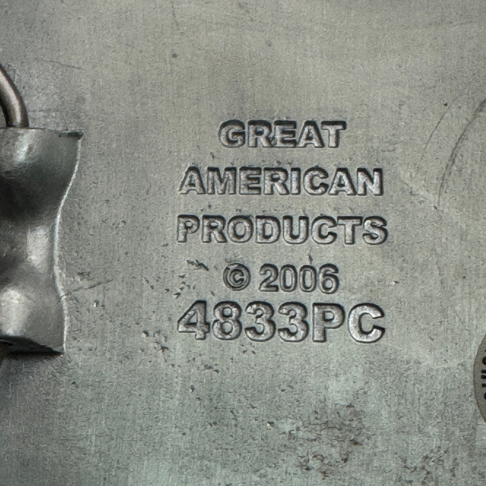 Great American Products 2006 Skull Belt Buckle Fashion Accessory Made in Mexico