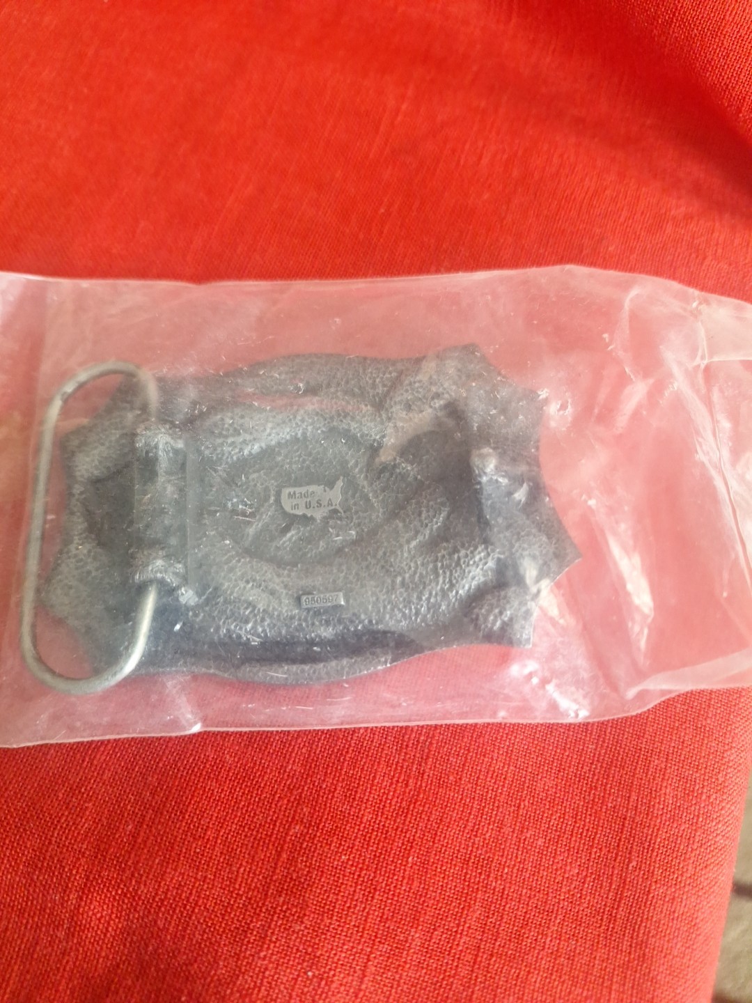1871-1996 NRA 125 Years Belt Buckle National Rifle Association Flag Eagle NOS