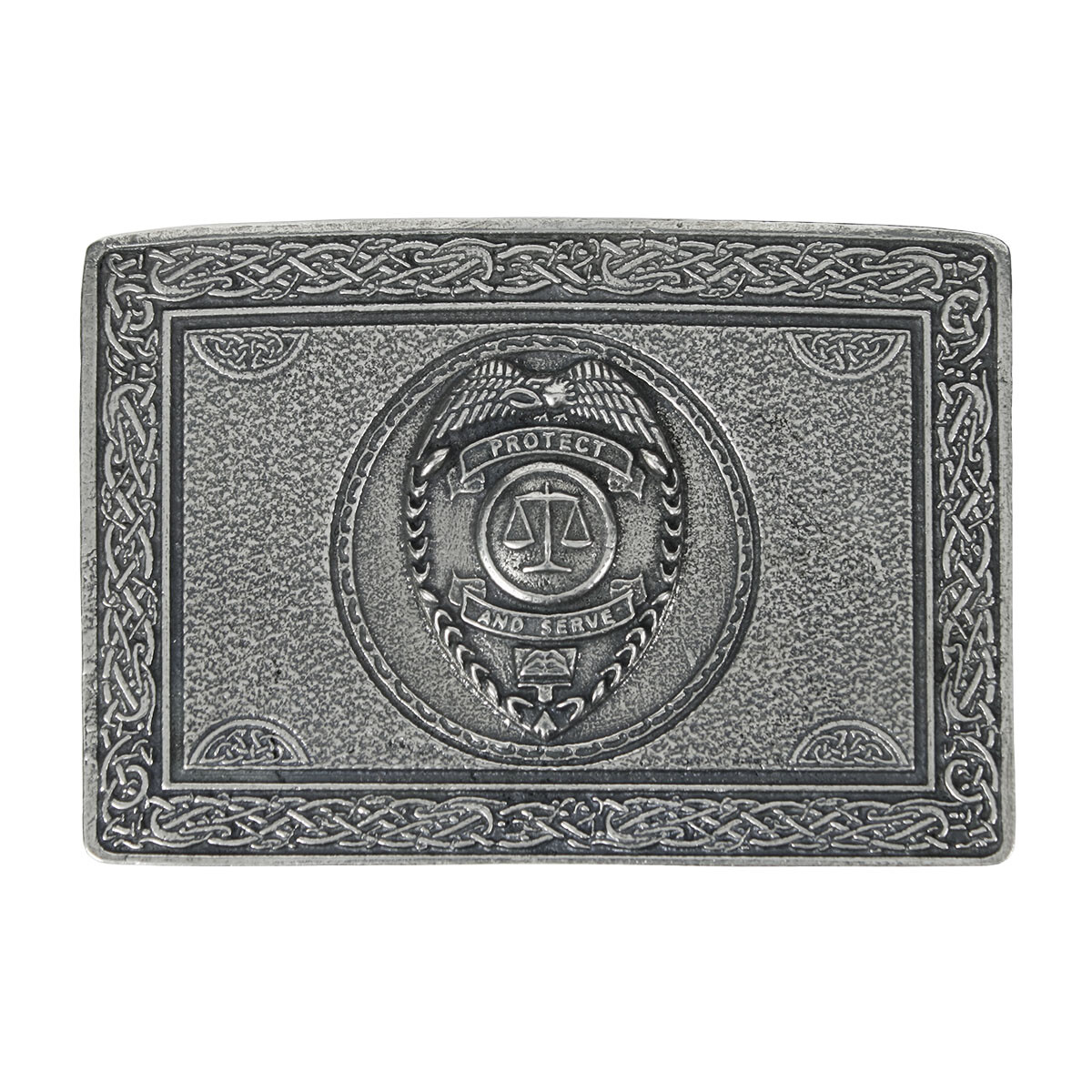Protect and Serve Law Enforcement Belt Buckle – Made In Scotland