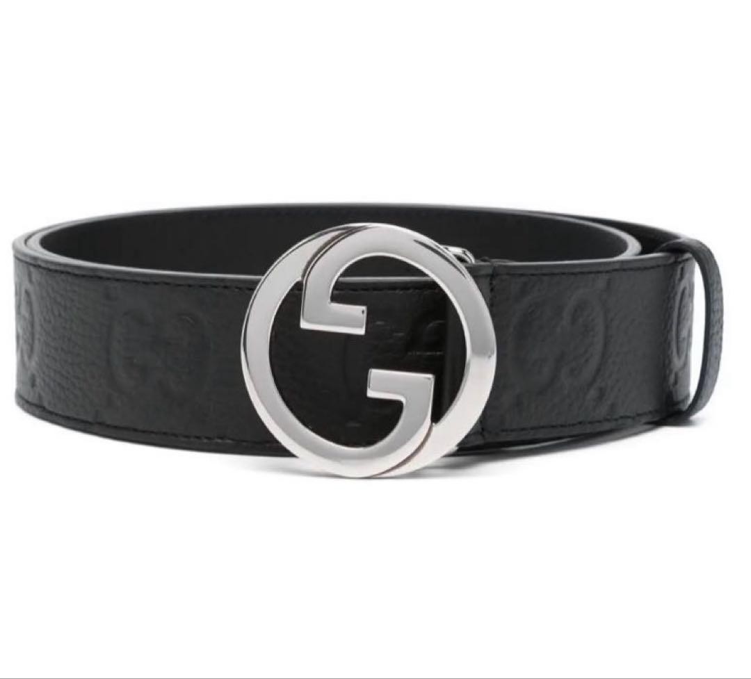GUCCI Pre-Owned Joe Wide Leather Belt