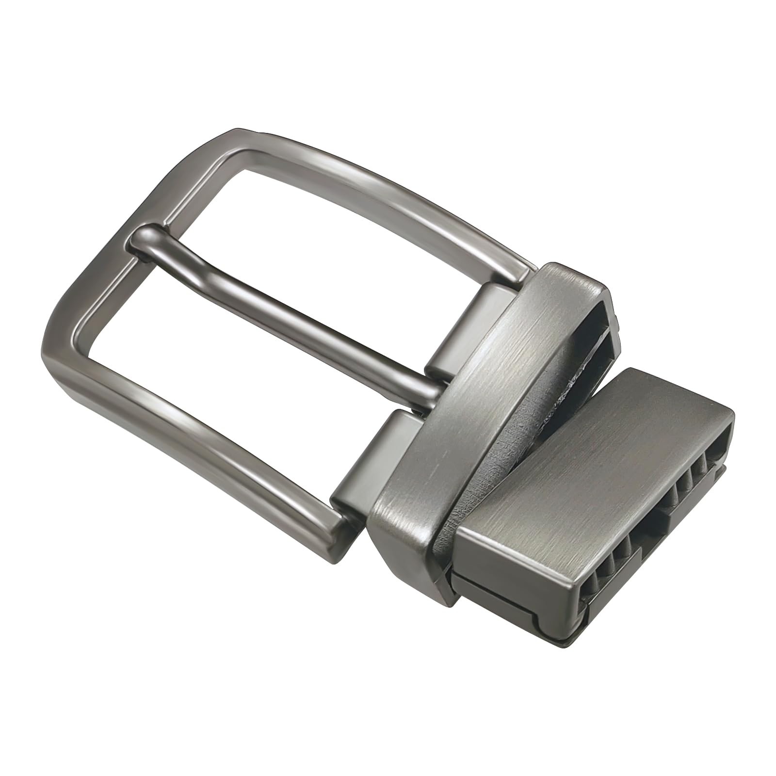 Chihutown 1 3/8&Prime; (35mm) Classic Reversible Belt Buckle, Need No F, Matte Grey