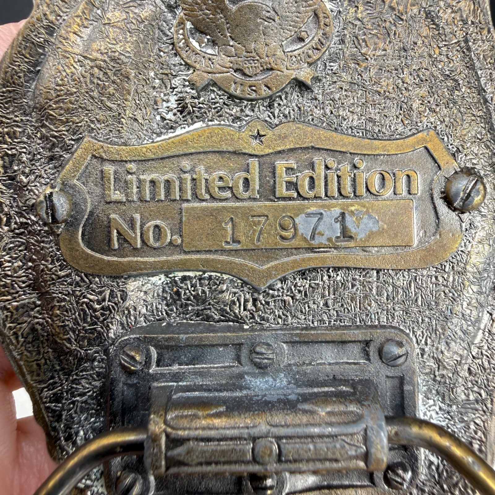 Vintage United States 200th Anniversary Belt Buckle 1787 1987