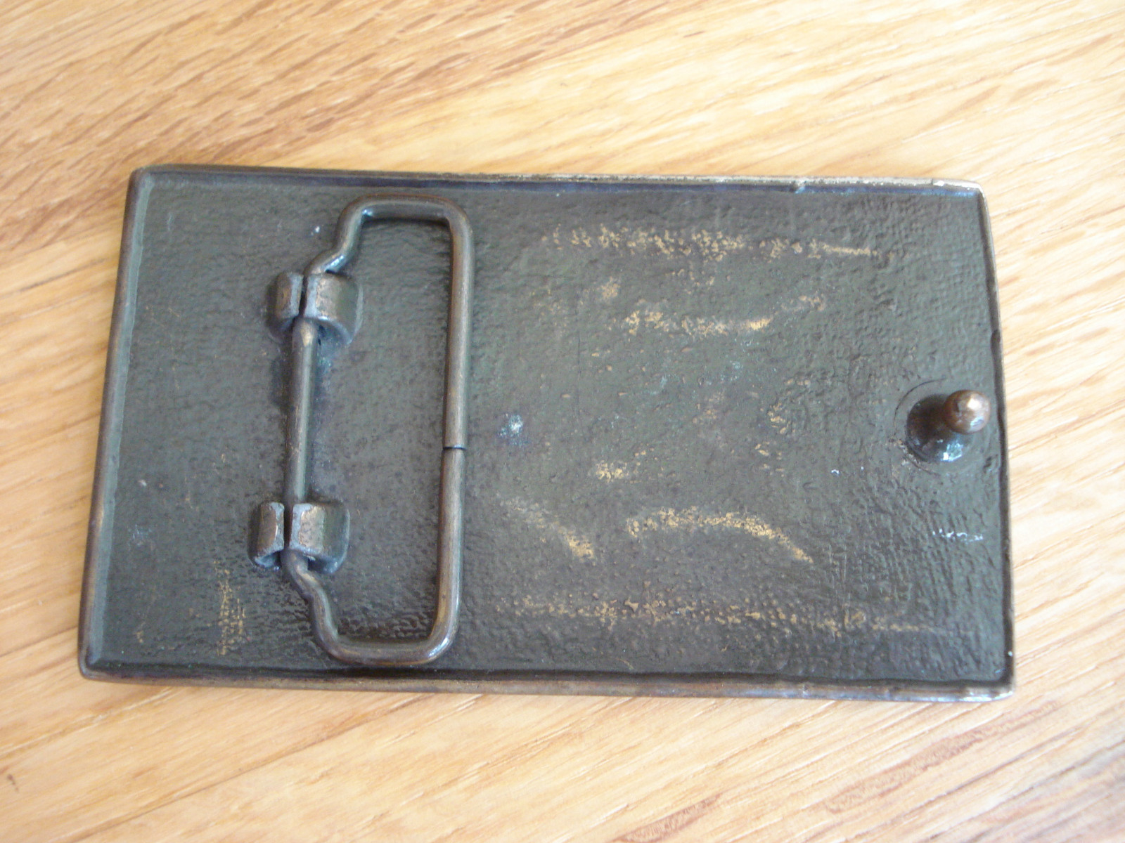 Vintage WINCHESTER REPEATING ARMS NEW HAVEN CONN Brass Belt Buckle