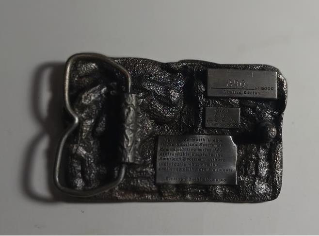 SISKIYOU BELT BUCKLE AMERICAN SPORTSMAN SERIES #890 OF 5000 1984 PHEASANT