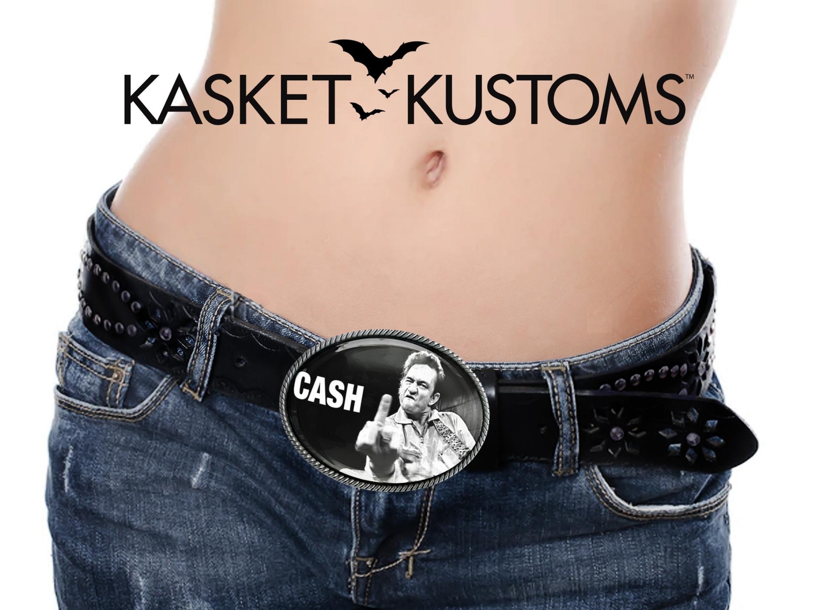 Johnny Cash Belt Buckle – Man in Black Handmade Silver Artisan Accessory – 499