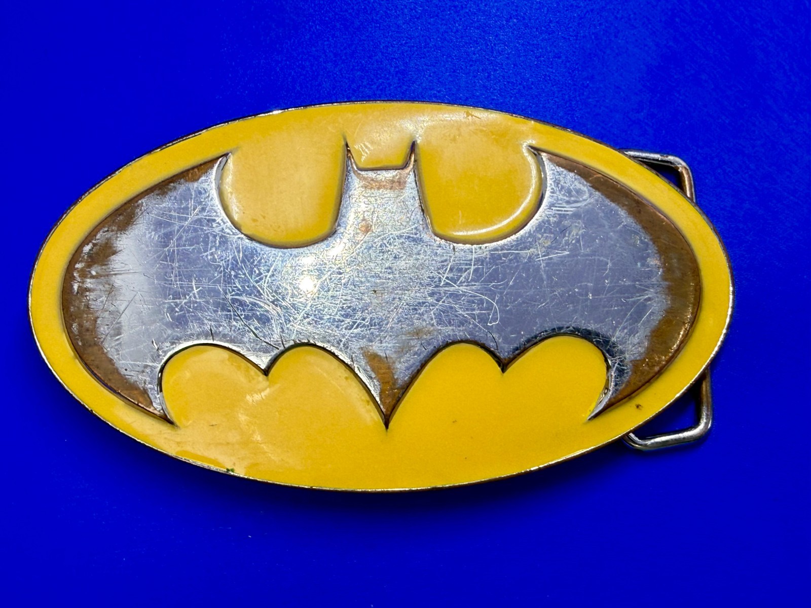 Used Batman Dc Comics Superhero S11 Belt Buckle To Restore / Re-Paint