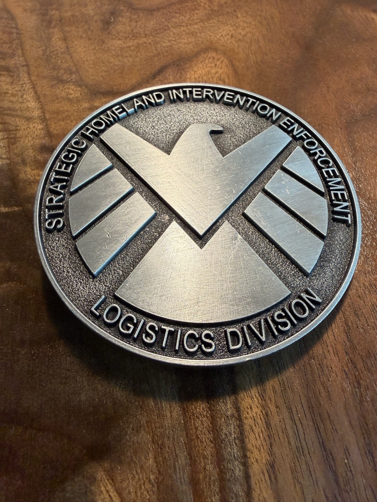 Marvel Strategic Homeland Intervention Pewter Finish Metal Belt Buckle