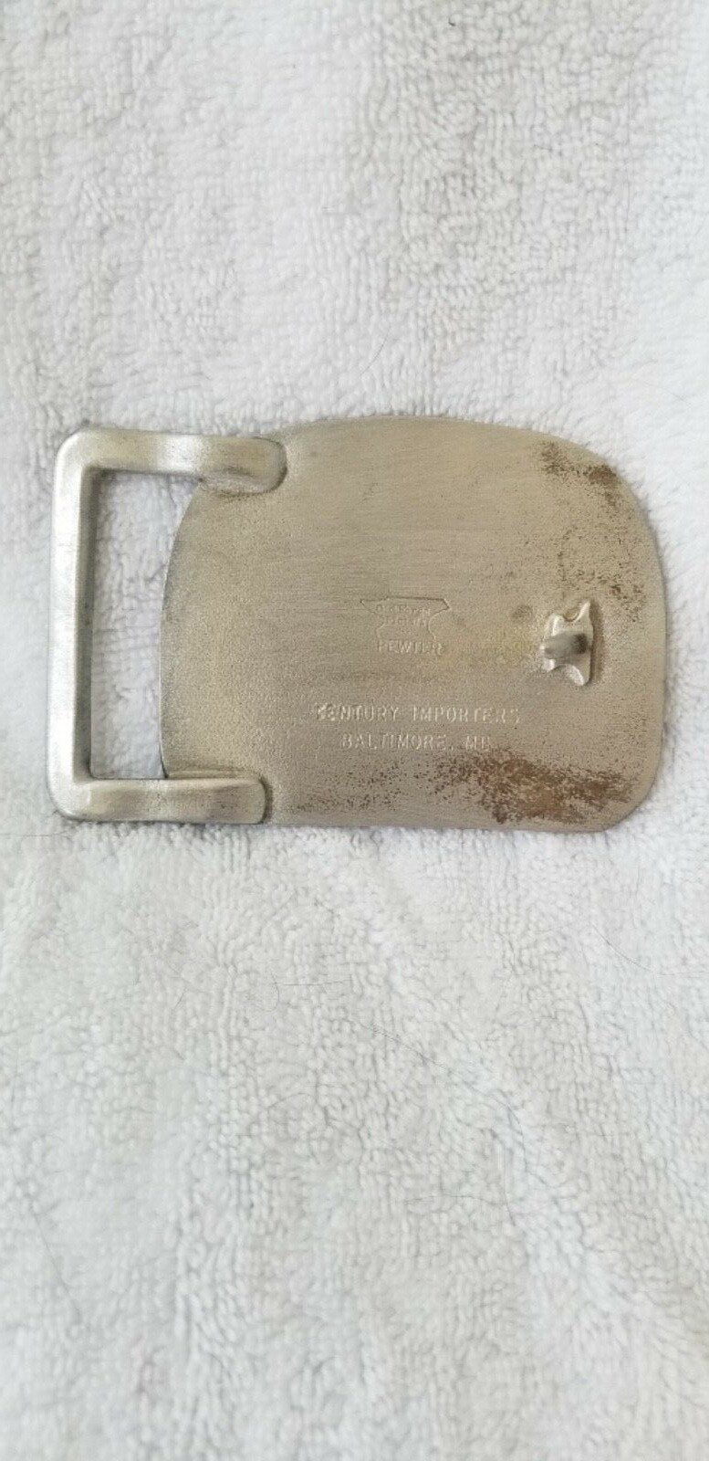 New Carlsberg Elephant Pewter Belt Buckle