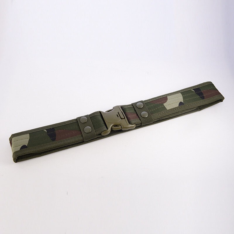 Outdoor Camouflage Tactical Belt Military Oxford Cloth Belt Mountaineering Belt