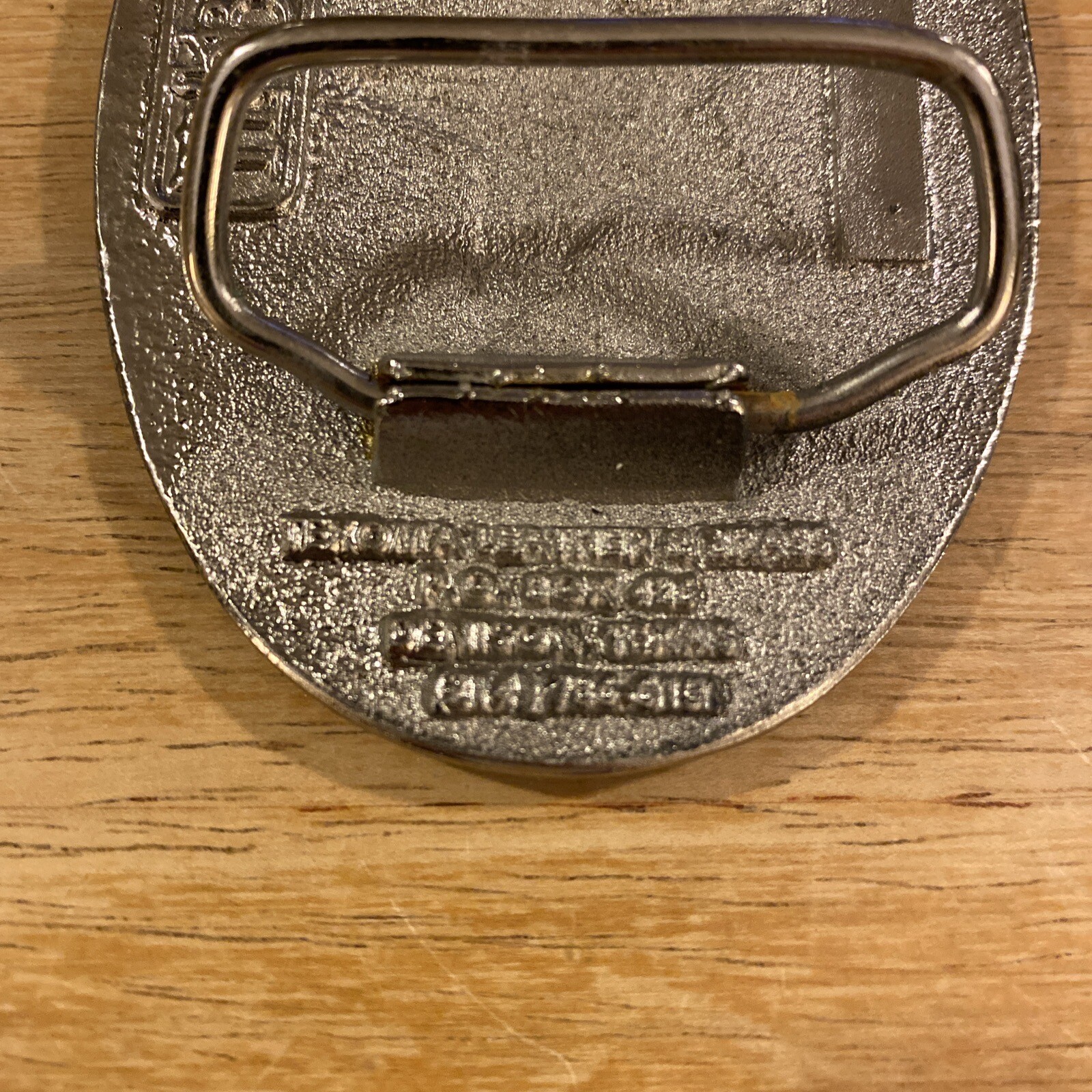 TL&B Texoma Leather & Brass – The State of Texas Flag Star Silver Belt Buckle