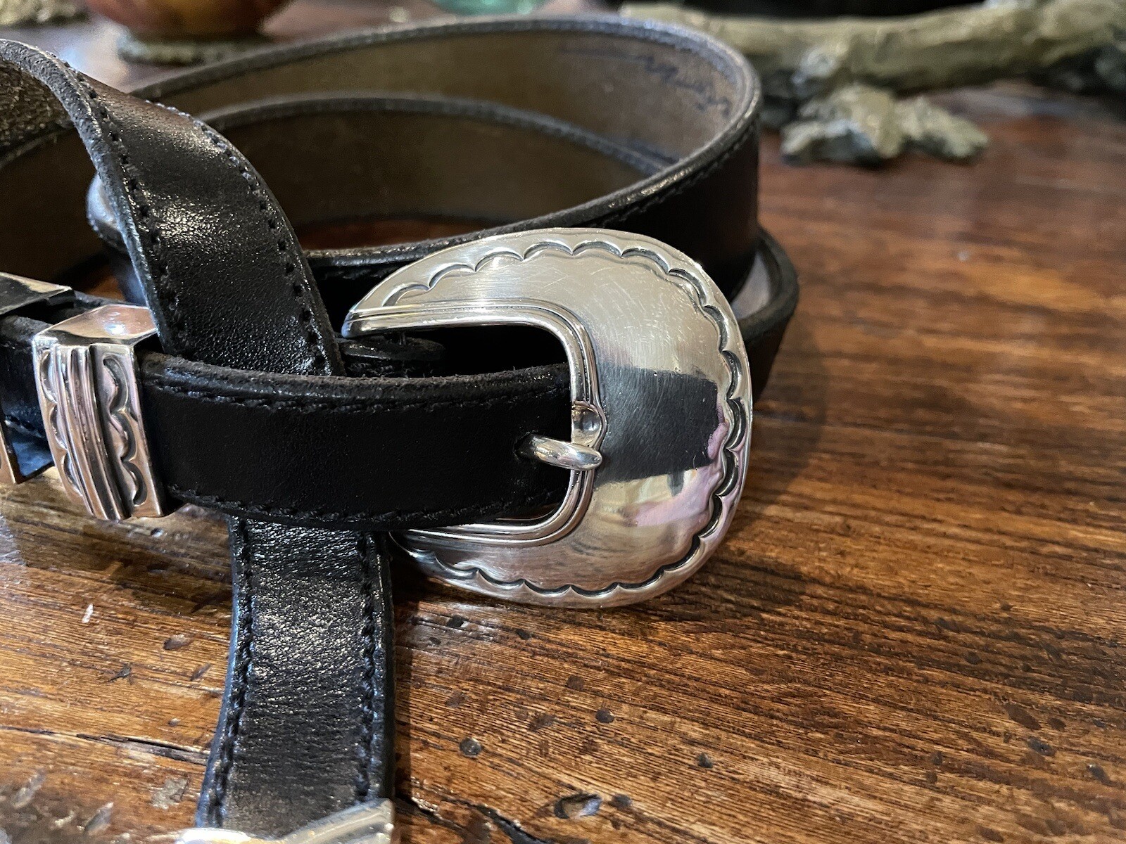 Alexander James Reid Style Sterling Silver Belt Buckle 29-31-1.25/.75🐂✅