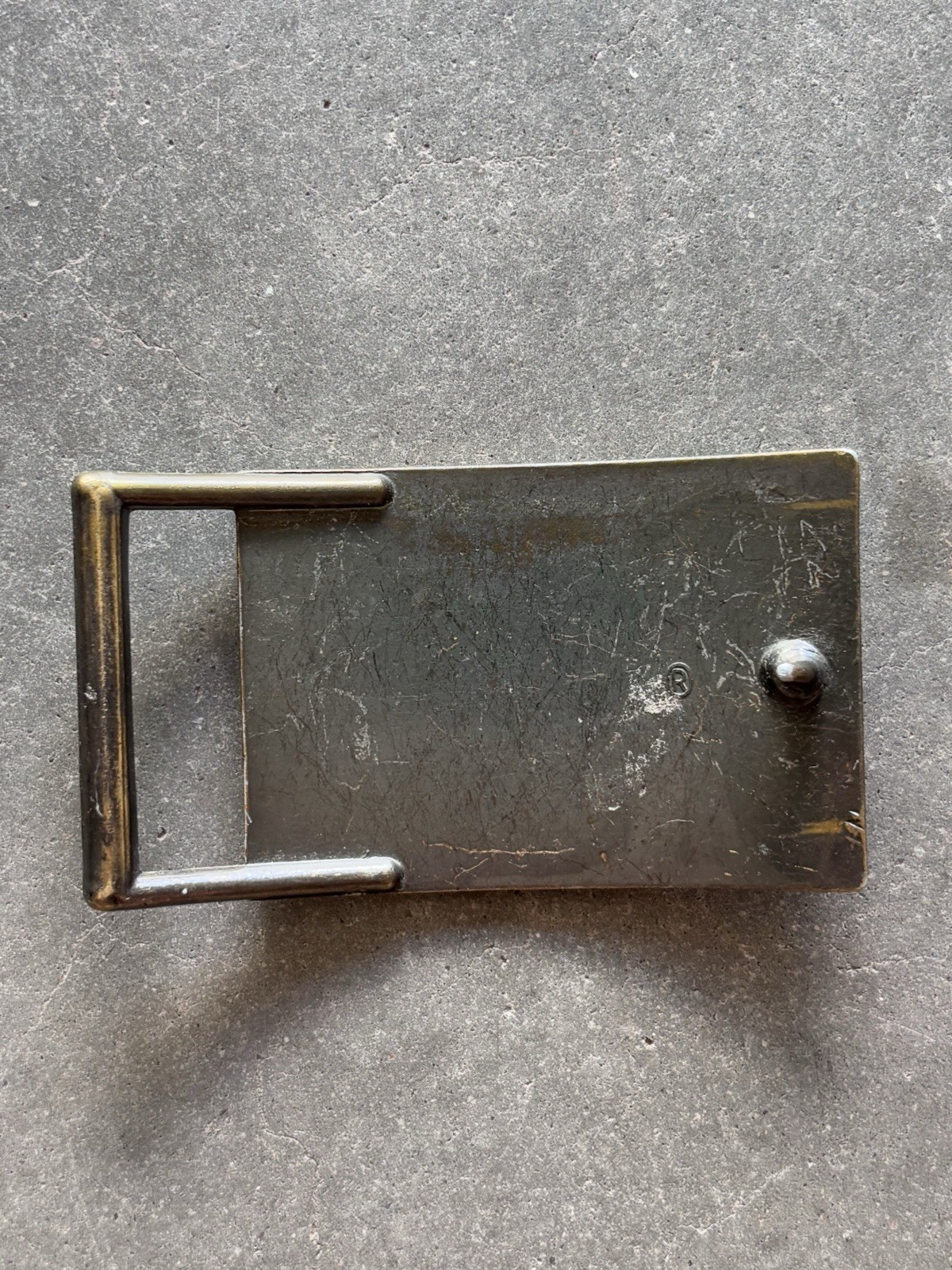 VIntage Levi’s Original Riveted Brass Belt Buckle 70s 80s XX Made In USA