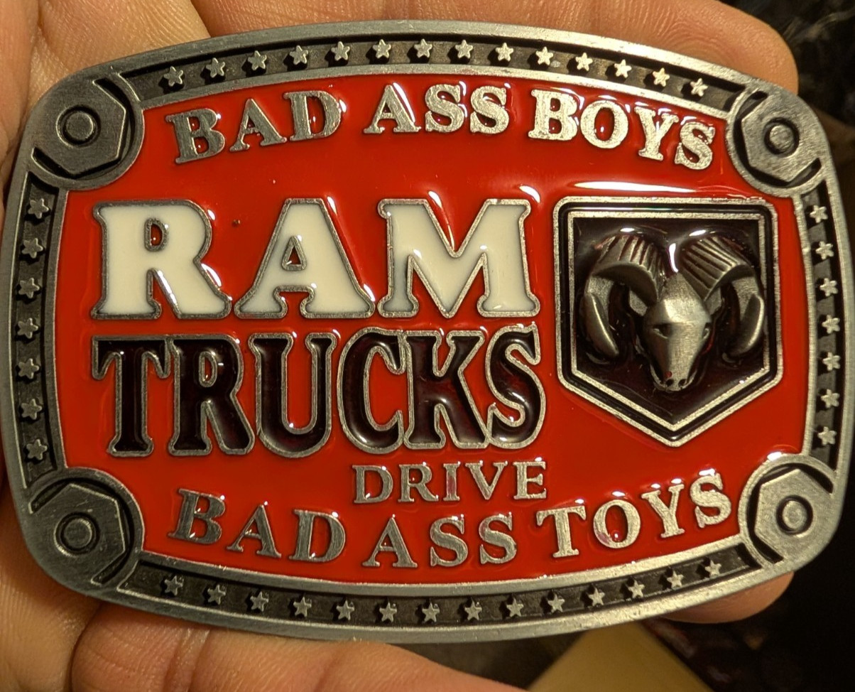 Dodge RAM truck cars man and woman belt buckle new Cowboy Western Belt Buckle