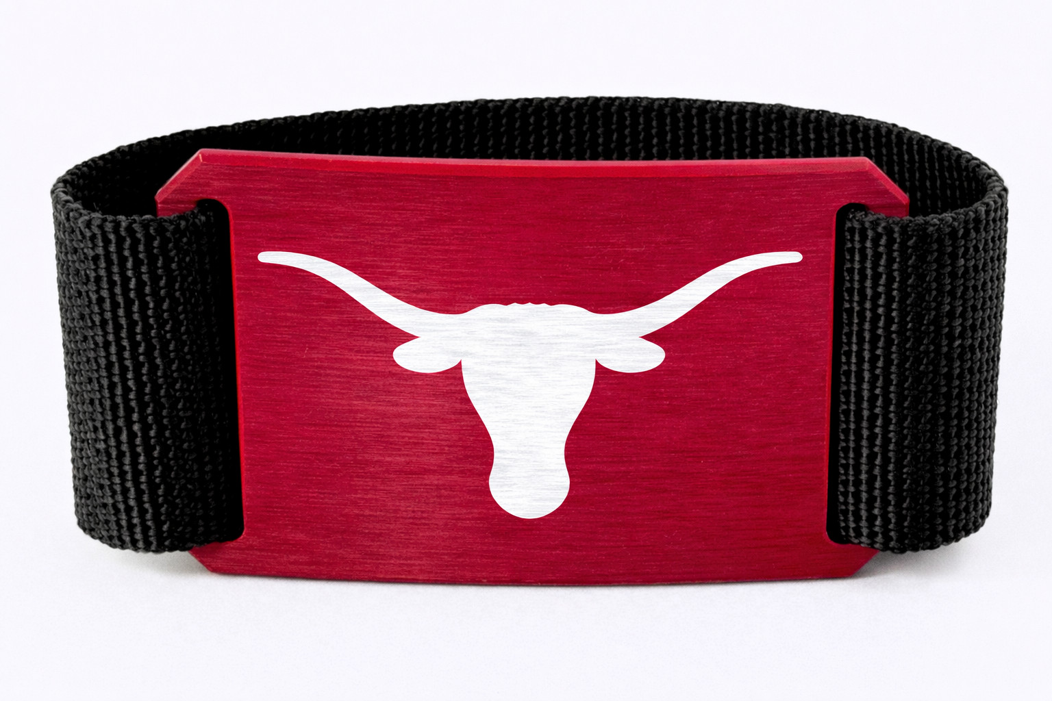 CRIOS Branding Belt Aluminum Buckle Red Texas Longhorn Cattle Cowboy Cowgirl Unisex