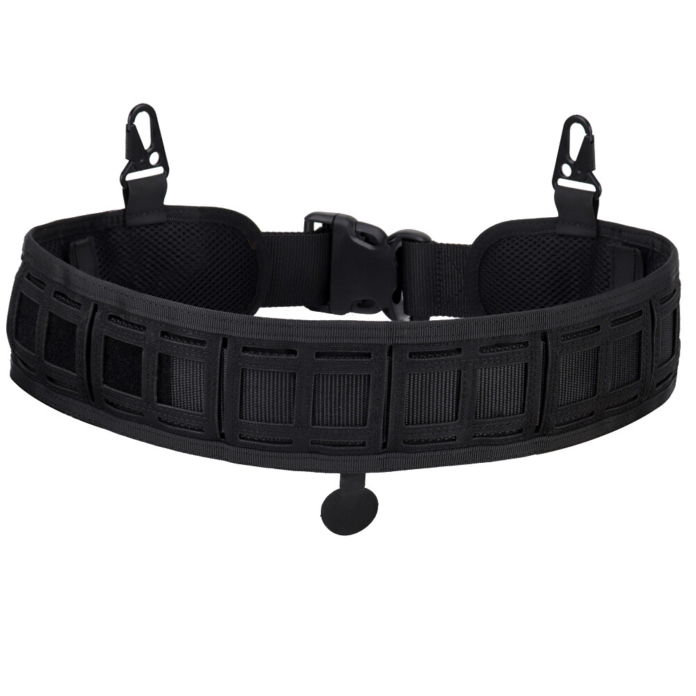Men Tactical Molle Padded Patrol Belt Adjustable Waist Belts Hunting Combat Gear