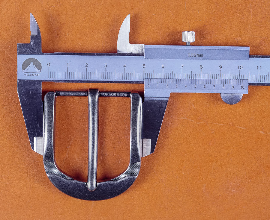 Metal Square Single Prong Pin Belt Buckle Fits 40MM Tongue Leather Belts Straps
