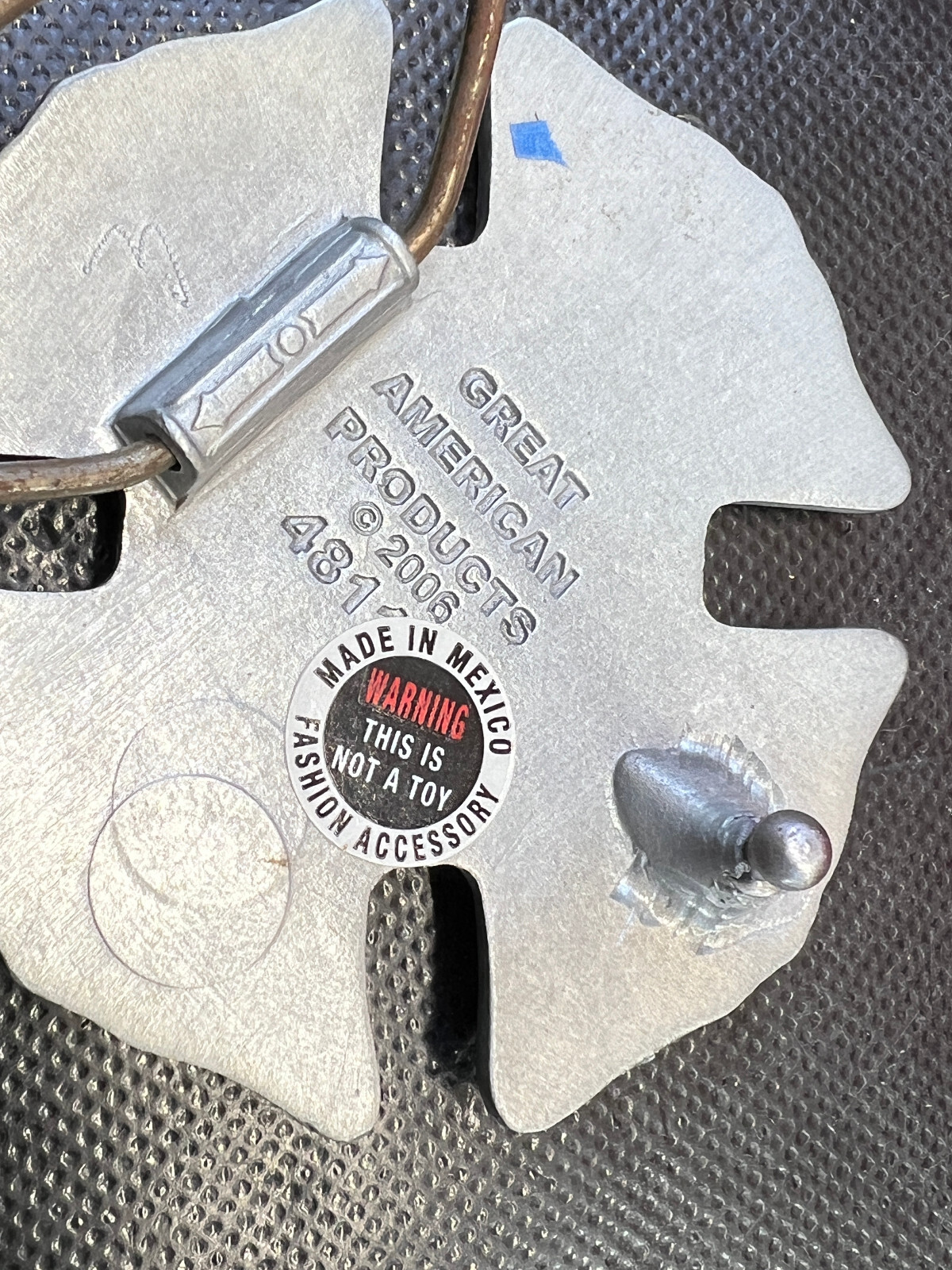 FIRE FIGHTER Metal Belt Buckle-EMT-Fits 1 5/8&Prime; Belt-3 Inches