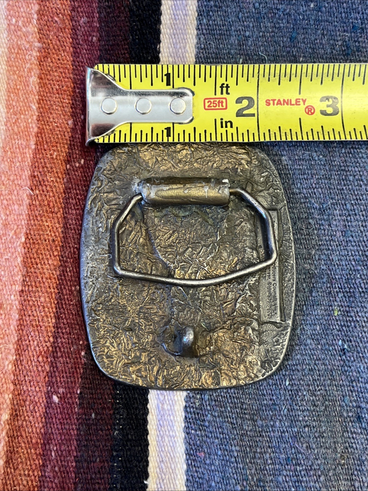 VTG American Sheep Producers, Council Pewter Men&rsquo;s Belt Buckle Denver Colorado