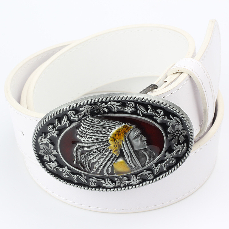 Skull belt buckle for men&rsquo;s Western cowboy motorcycle riding