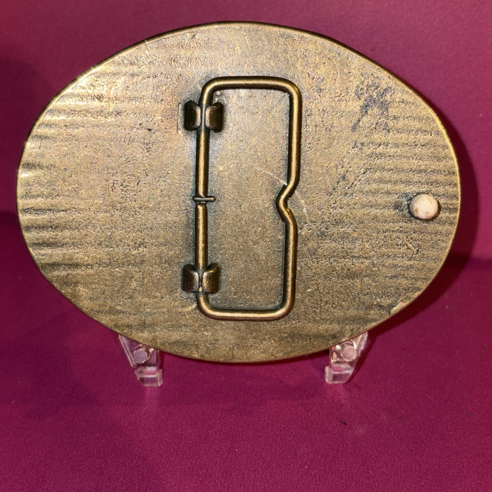 Vtg NRA Member Commemorative Guns of John Wayne Belt Buckle