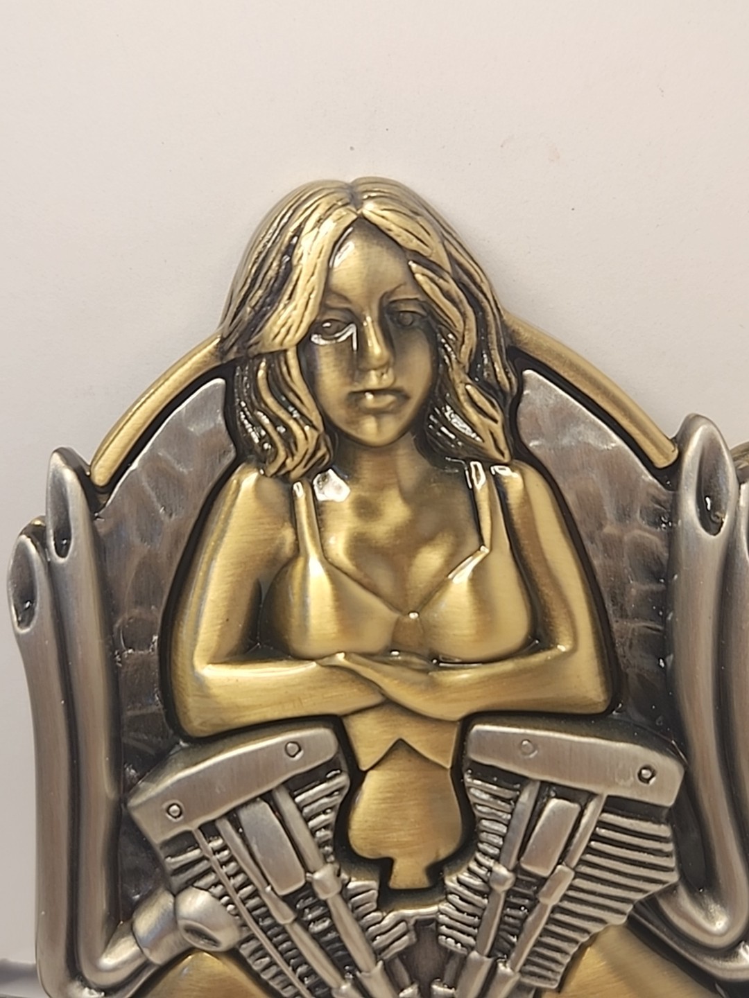 New 2010 The Bradford Exchange V-Twins Biker Belt Buckle Unisex
