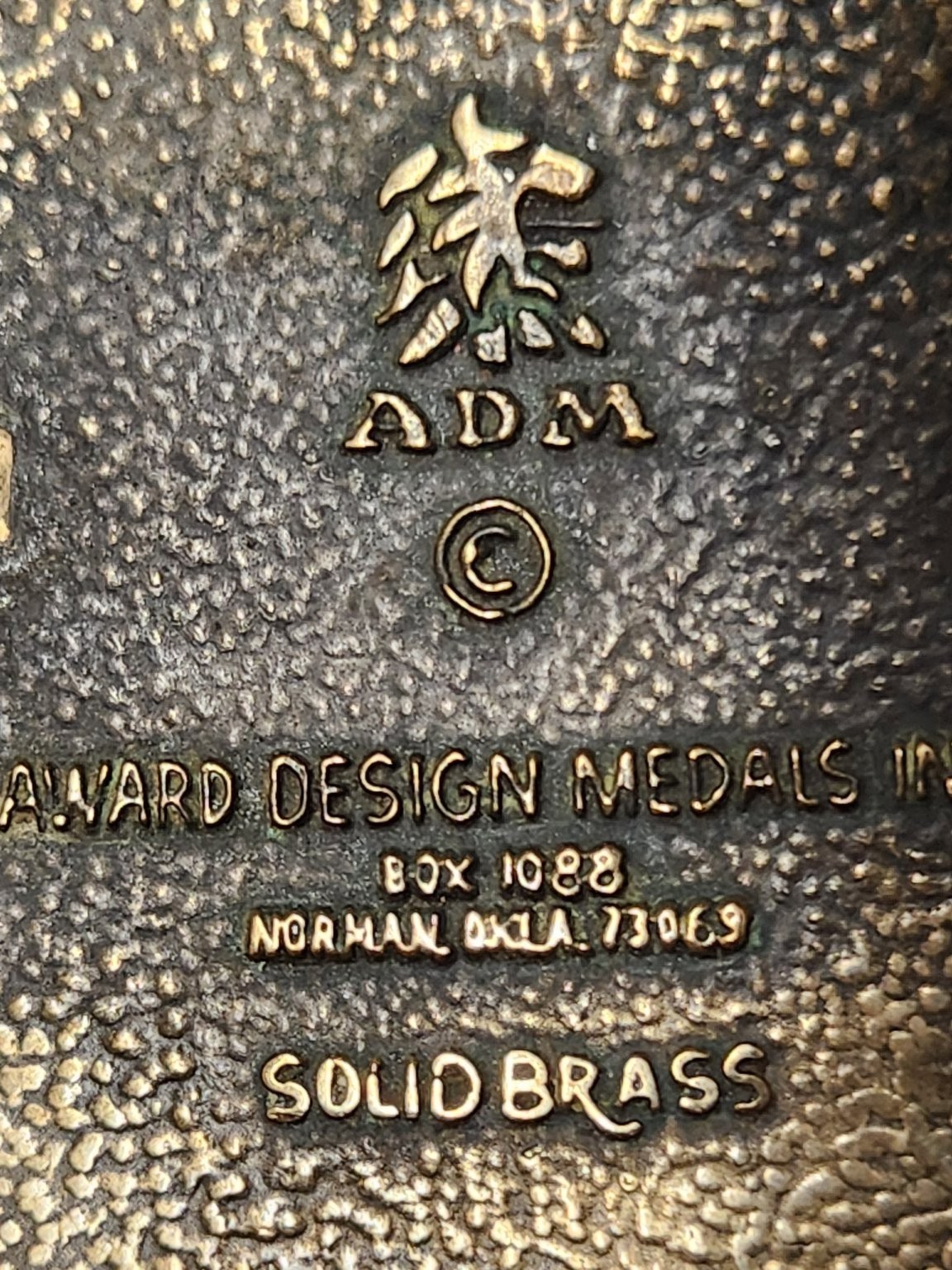 ADM Belt Buckle Solid Brass Great Seal USA Patriotic Western 3.5&Prime;x2.5&Prime;