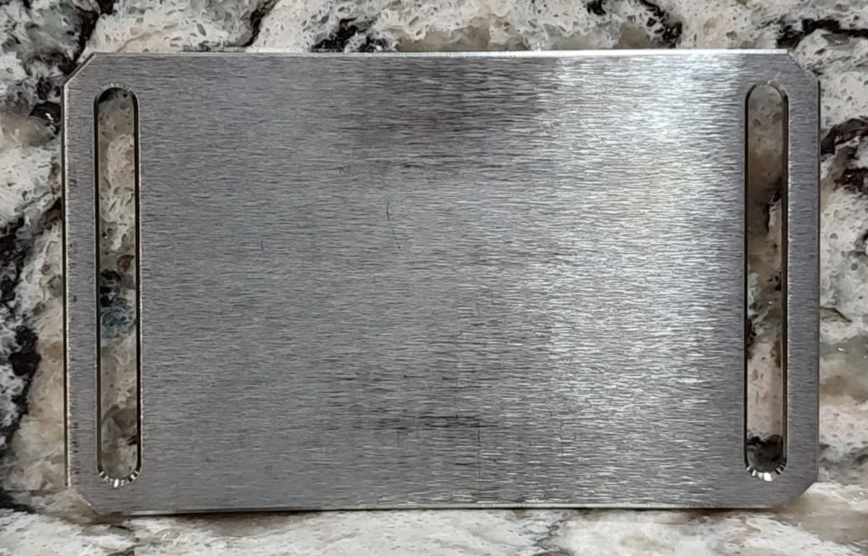 GRIP6 BELT BUCKLE – TITANIUM – CLASIC in NATURAL – 1.5 INCH WIDE – WOMEN and MEN