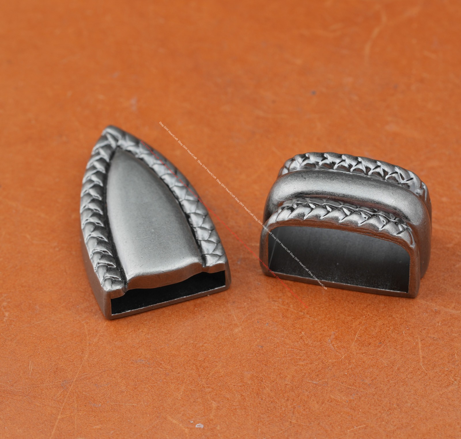 25MM Western Cowboy Leathercraft Prong Pin Belt Buckle Set 3-Piece DIY Project