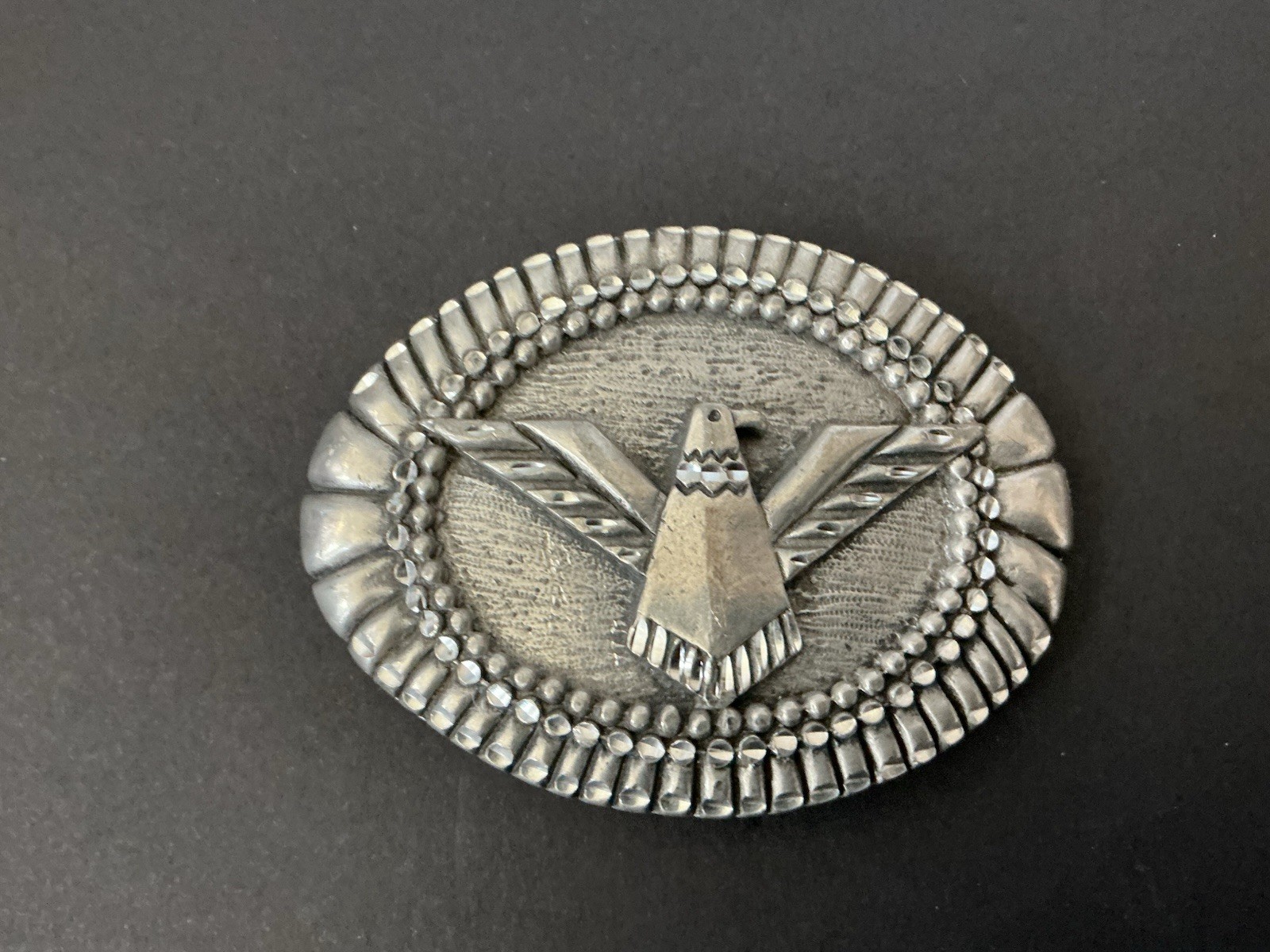 Navajo style Eagle Belt Buckle EJC 1992,Southwestern,USA,