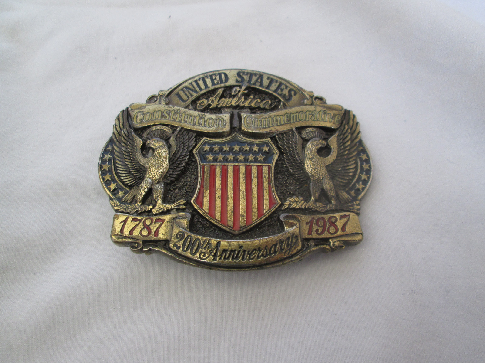 US Constitution Buckle United States Of America Commemorative 200th Anniversary
